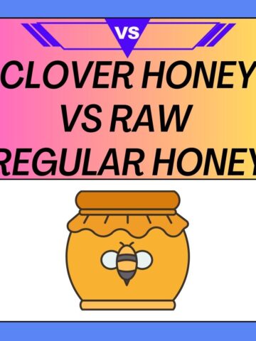 Clover Honey vs Raw and Regular Honey