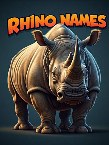 Rhino Names Ideas